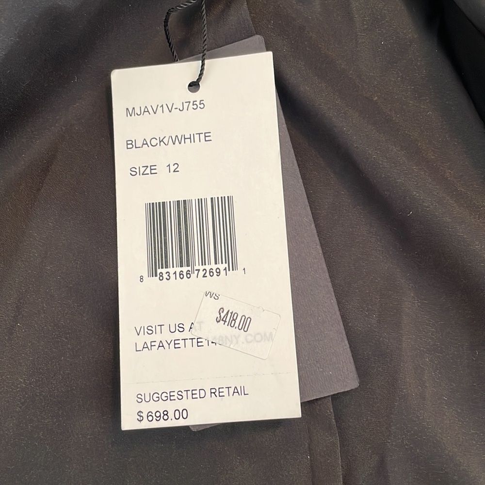 Lafayette 148, black and white blazer new with tags size 12 - Picture 5 of 12